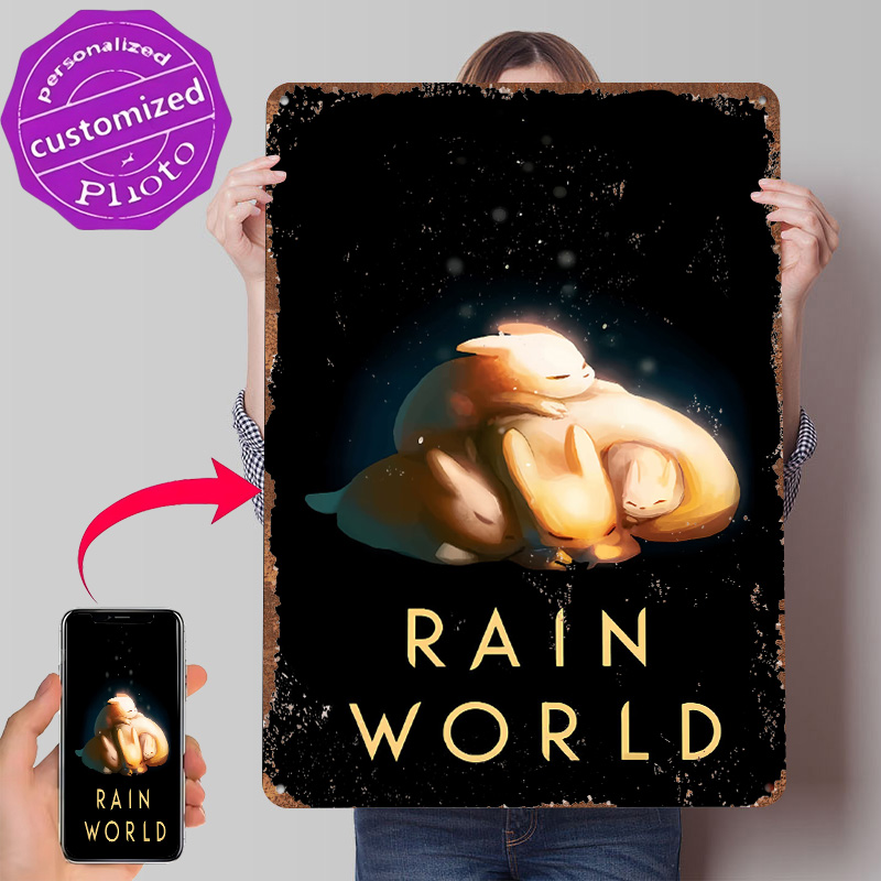World Of Retro Gaming - Rain World Creatures Sleeping Poster, individuelle