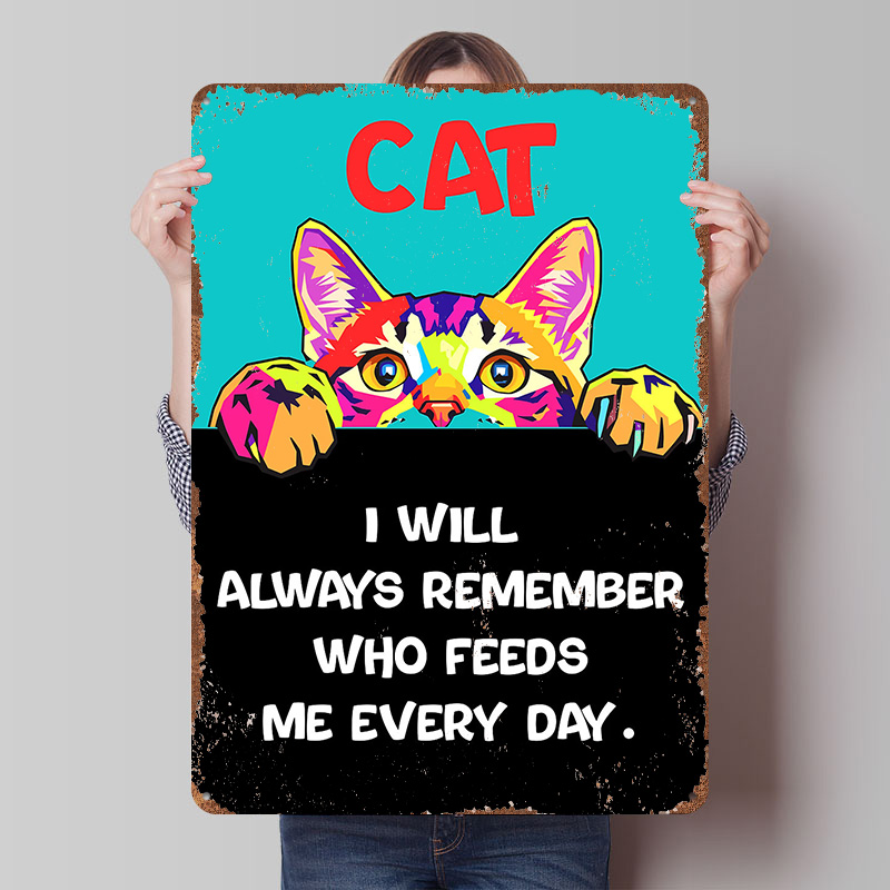 Retro Gaming Quotes - Katzen-Kunst mit Lustigem Zitat Bedrucktes Poster