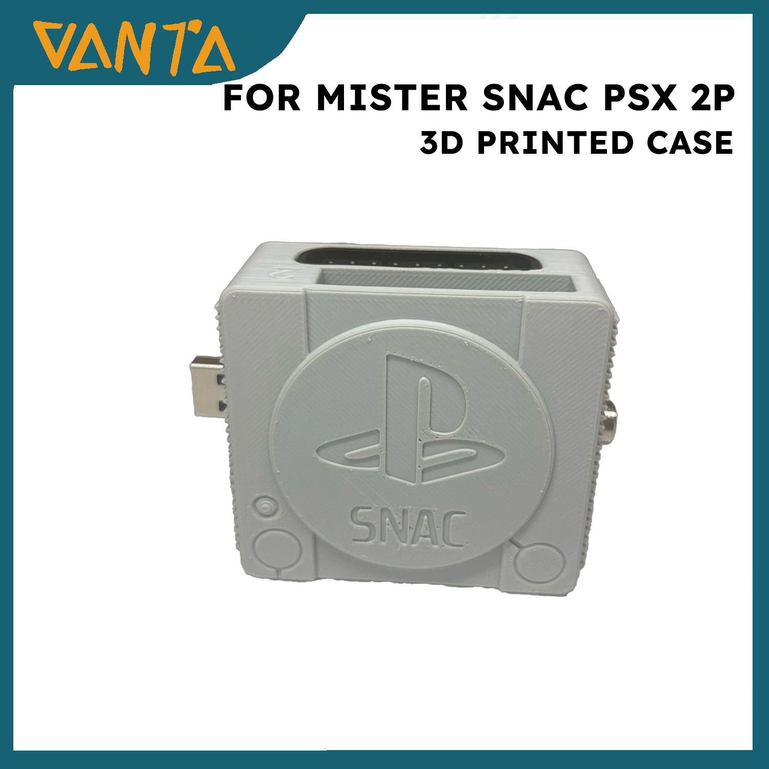 Retro Gaming Gun - 3D-gedruckte Hülle für Retro Gaming MisTer