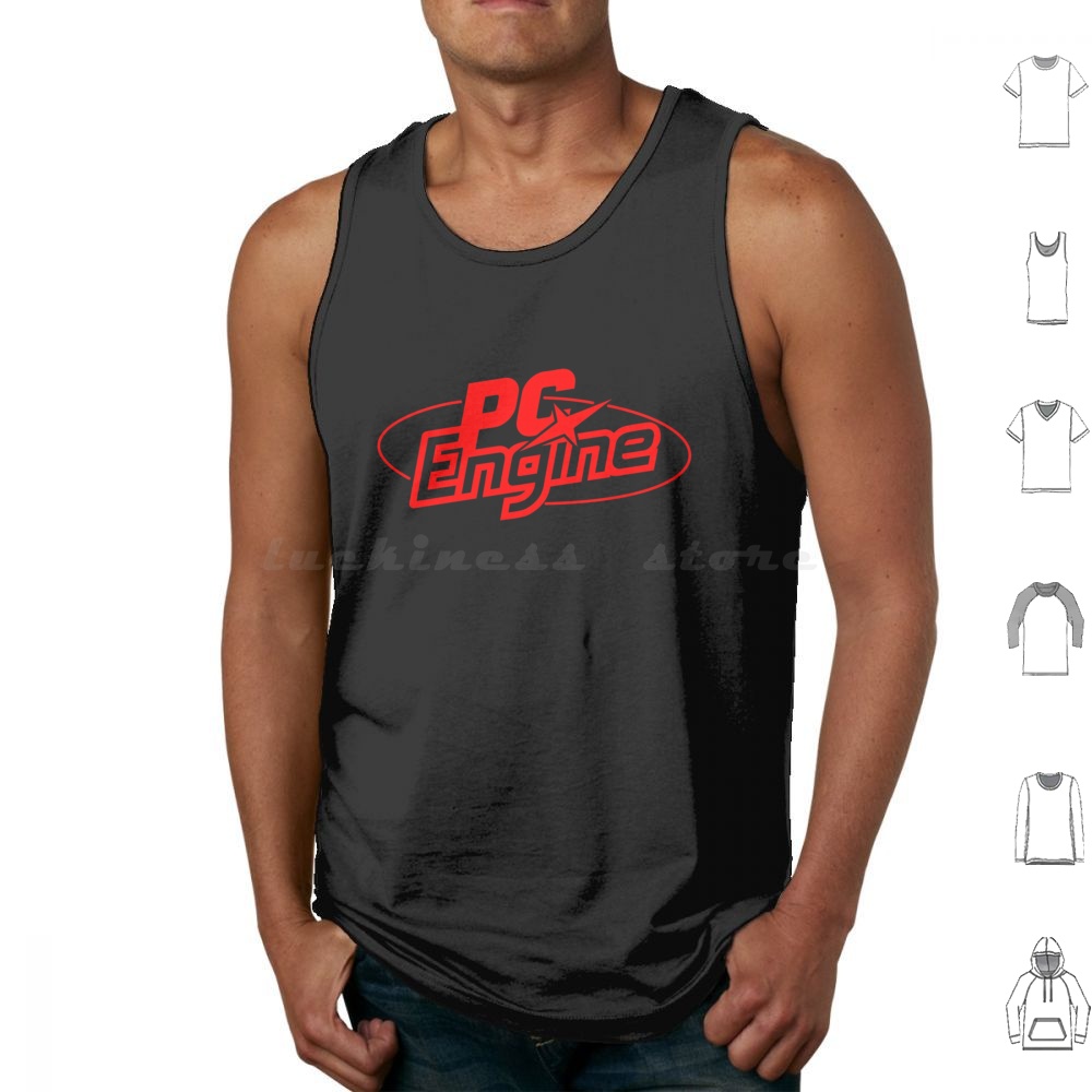 Retro Gaming Japan - PC Motor Logo Tank Tops Drucken