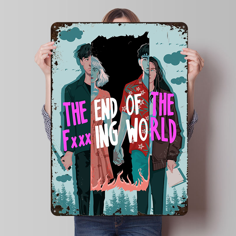 World Of Retro Gaming - Der Weltuntergang Poster Individualisierte Vintage Metallschilder
