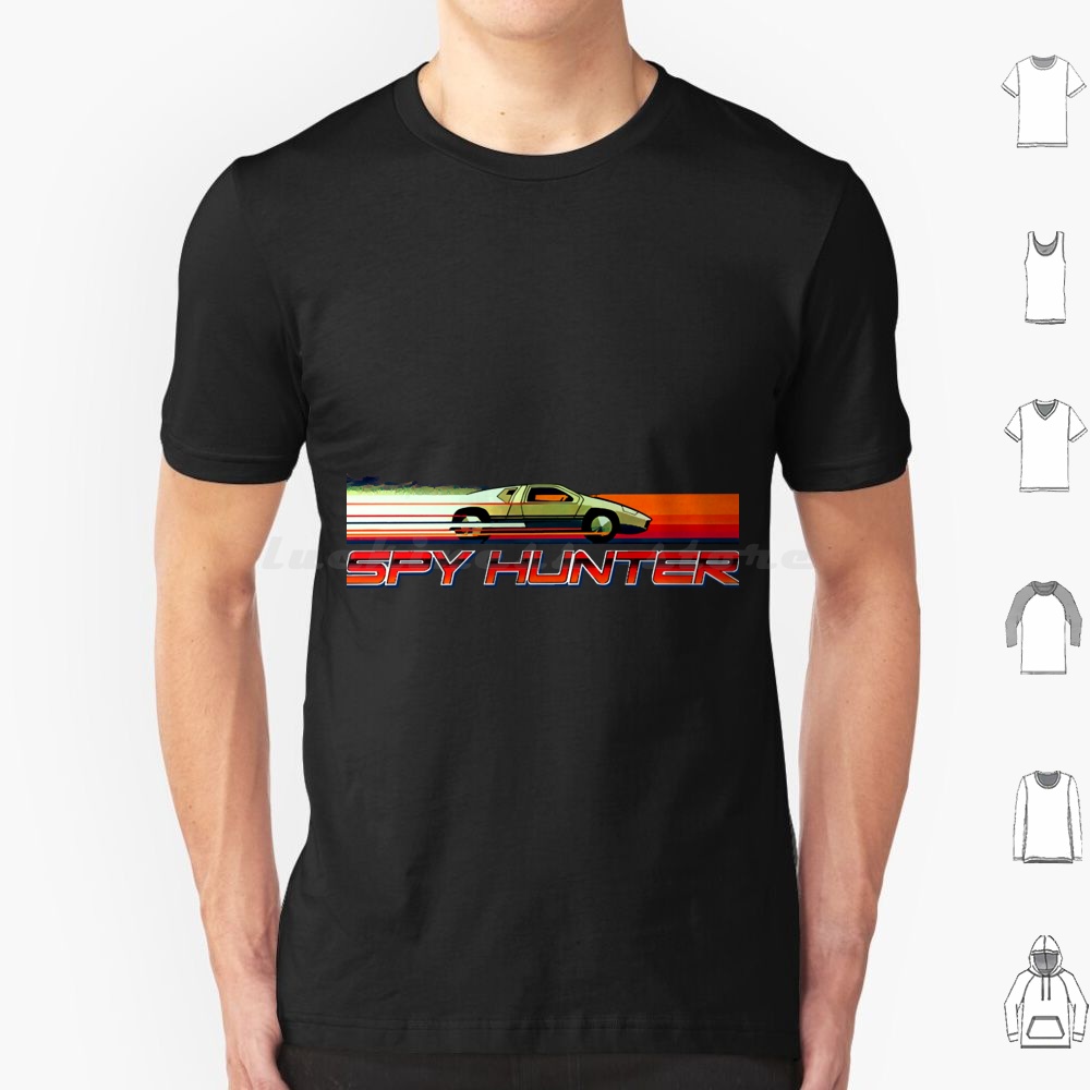 Retro Gaming T Shirts - Mod.5 Arcade Hunter Videospiel-T-Shirt, große Größe,
