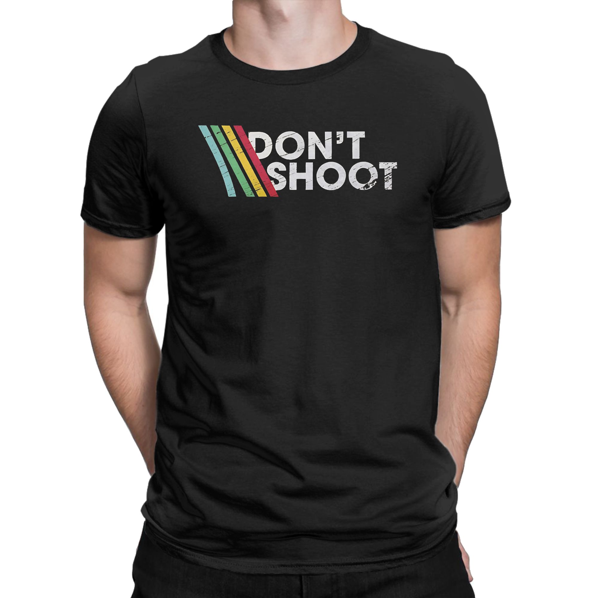 Retro Gaming T Shirts - Vintage T-Shirt Beach DONT SHOOT Gaming