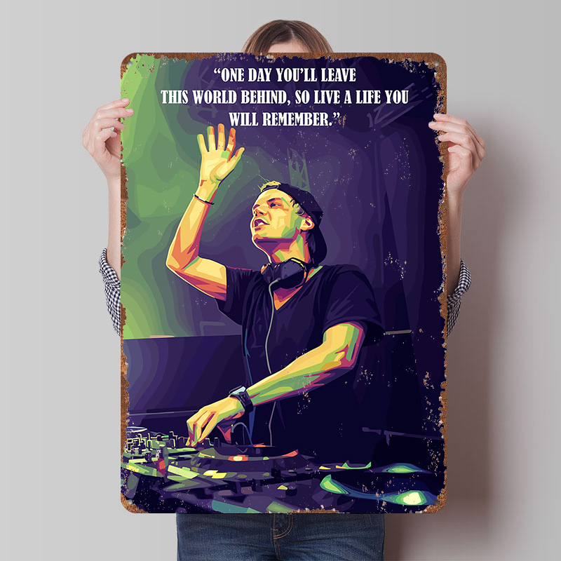 Retro Gaming Quotes - Avicii Zitate Gedrucktes Poster Personalisierte Wandkunst