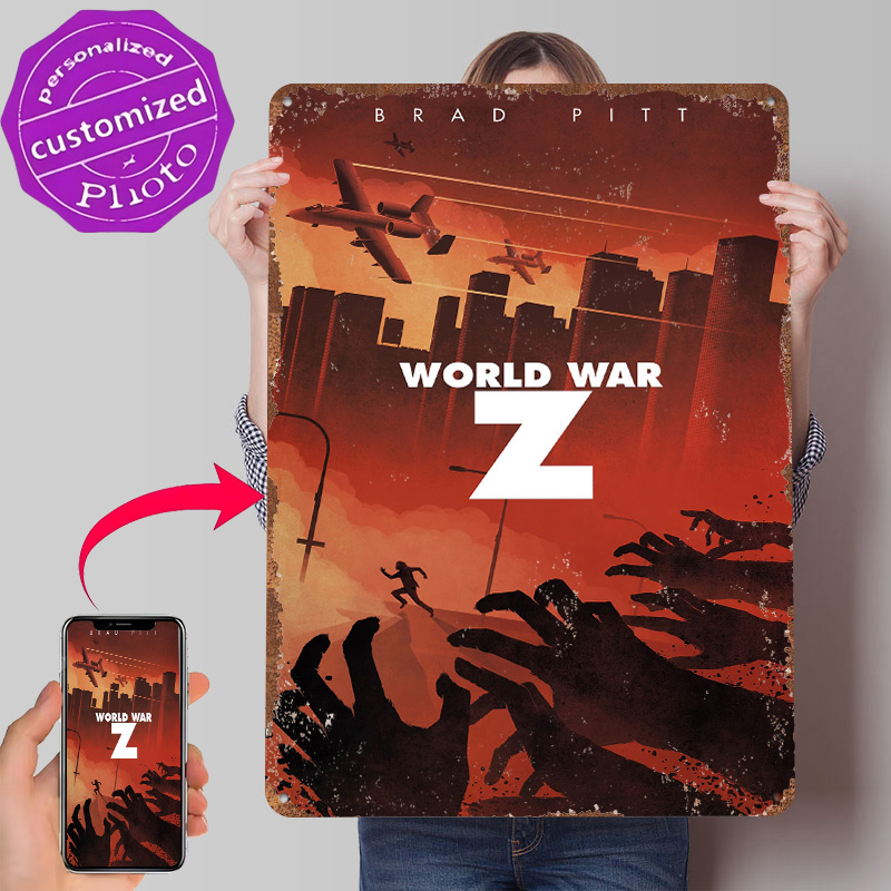 World Of Retro Gaming - World War Z Alternative Metal Poster,