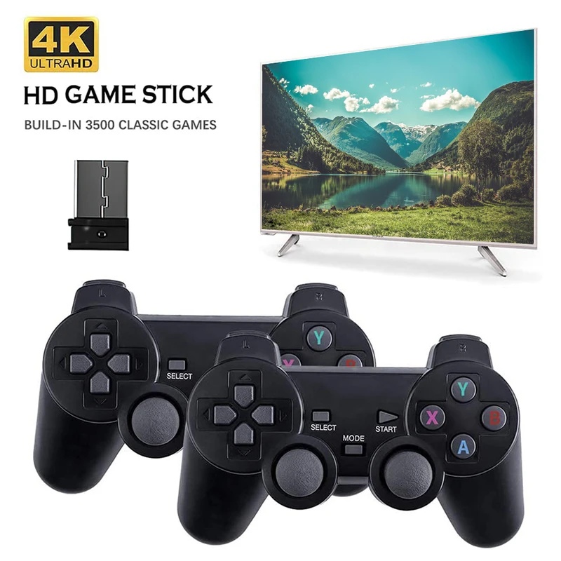 Retro Gaming Tv Box - Verzögerungsfreier 2,4G Kabelloser Spielcontroller Plug-and-Play Joystick