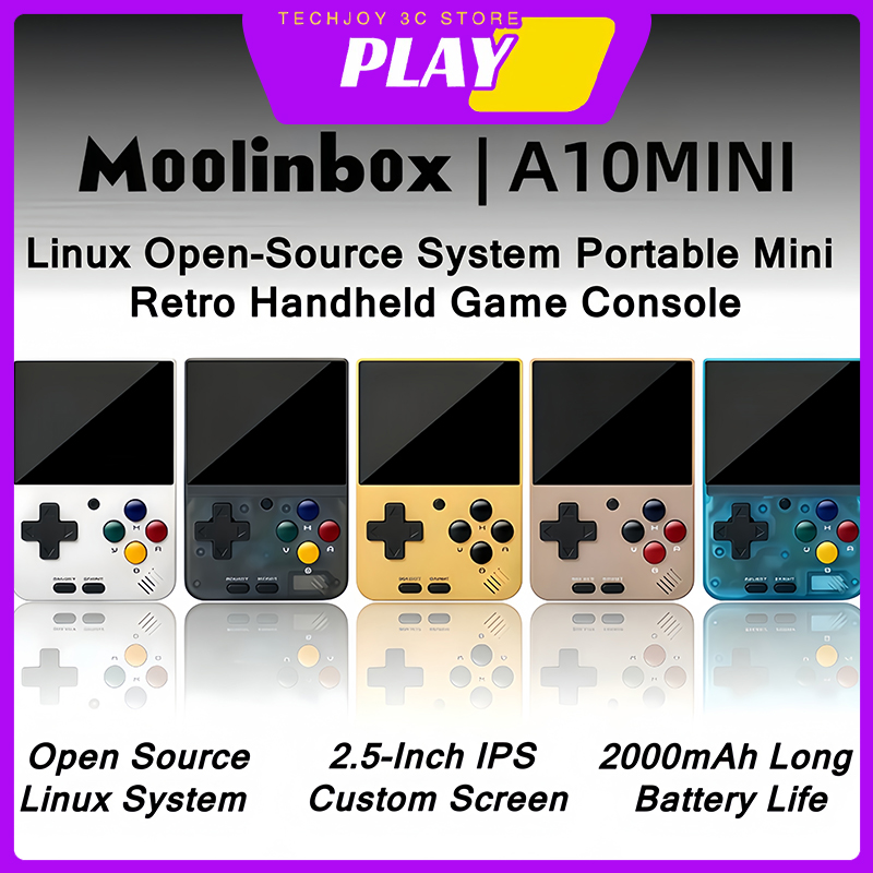 Retro Gaming System - Moolinbox A10Mini 2,8-Zoll Linux Mini Open-Source