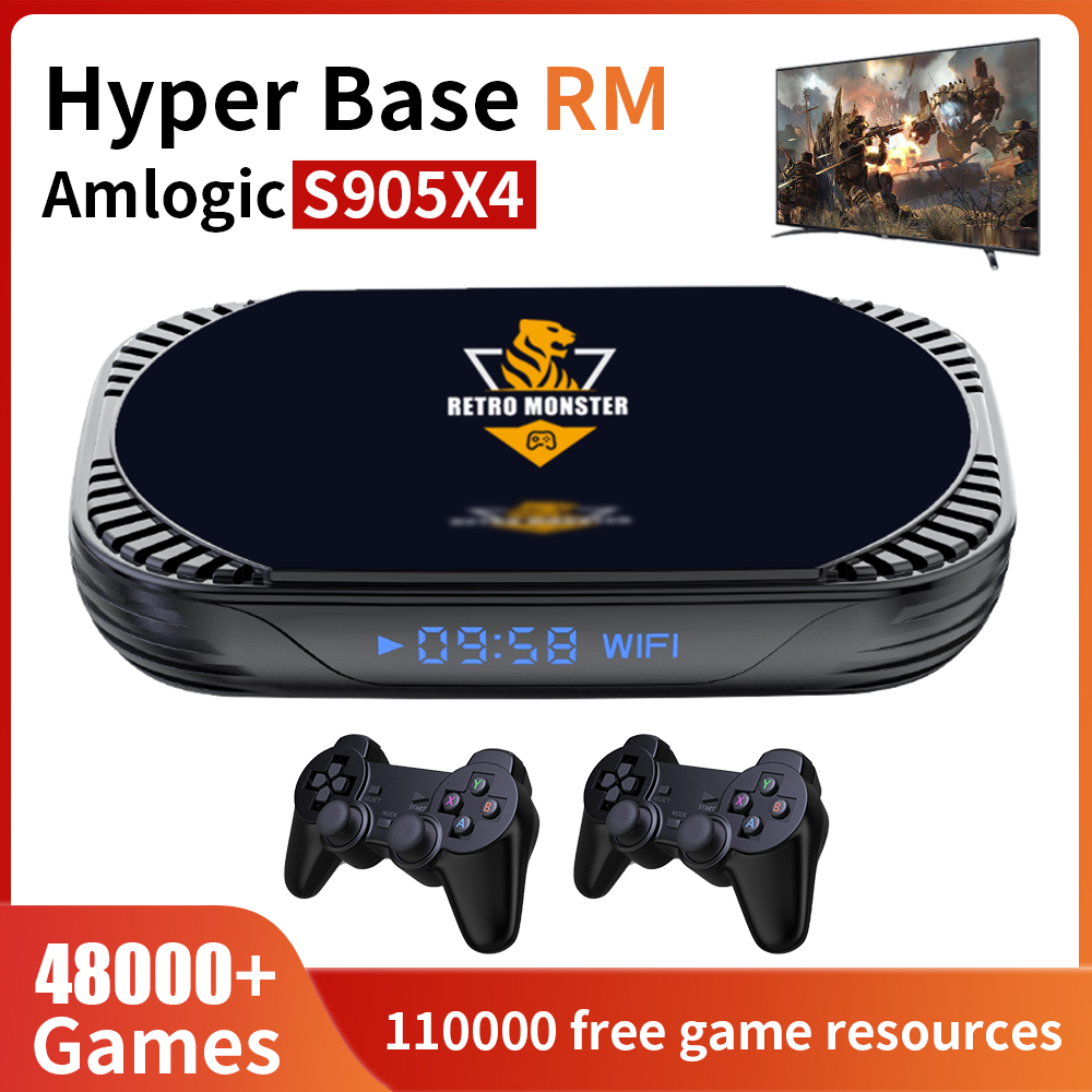Retro Gaming Tv Box - 4K Retro-Videospielkonsole S905X4 Retro Monster Game