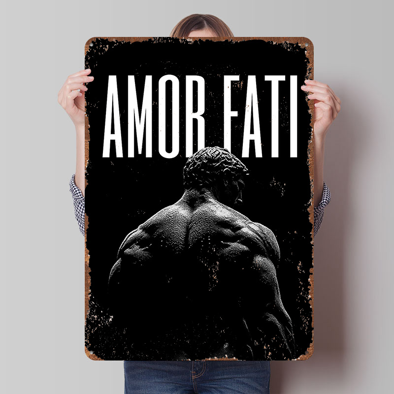 Retro Gaming Quotes - Stoizismus Stoisches Zitat Amor Fati Gedrucktes