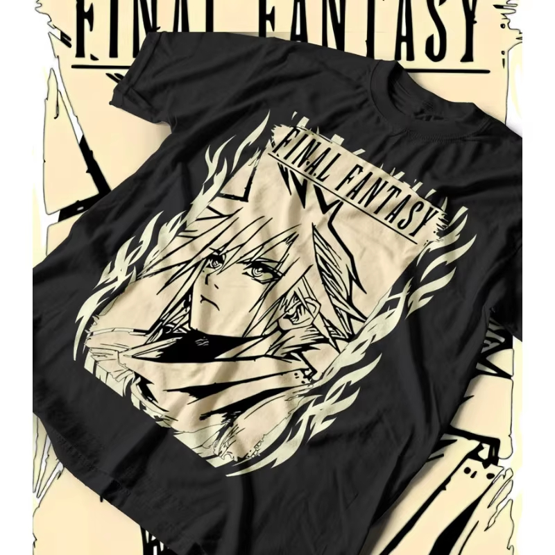 Retro Gaming T Shirts - Final Fantasy VII Rebirth FF7 T-Shirt