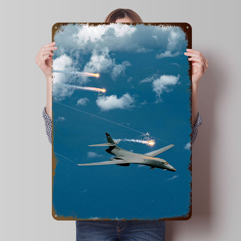 Retro Poster Gaming - Flares Metallposter, individuelle Wandkunst, Retro-Vintage-Blechschilder für