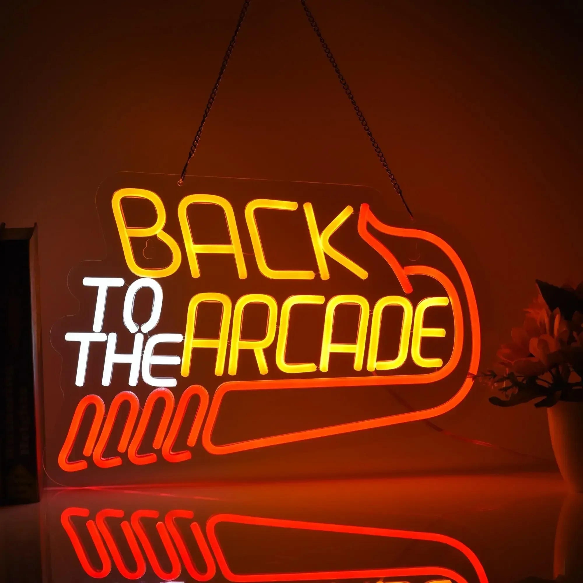 Retro Gaming Room Ideas - Zurück in die Arcade Neonschild Retro