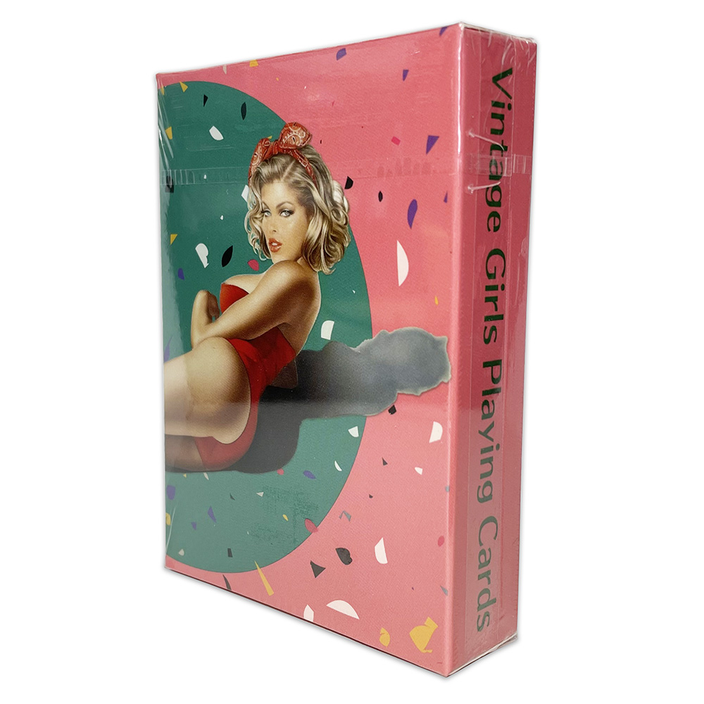 Retro Game Card - American Retro Sexy Beautiful Lady Bikini