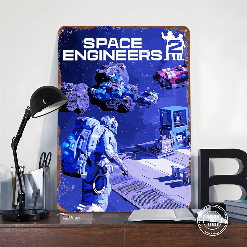 Space Engineers 2 Spiel-Cover- – Retro Poster Gaming Bewertung und Preis
