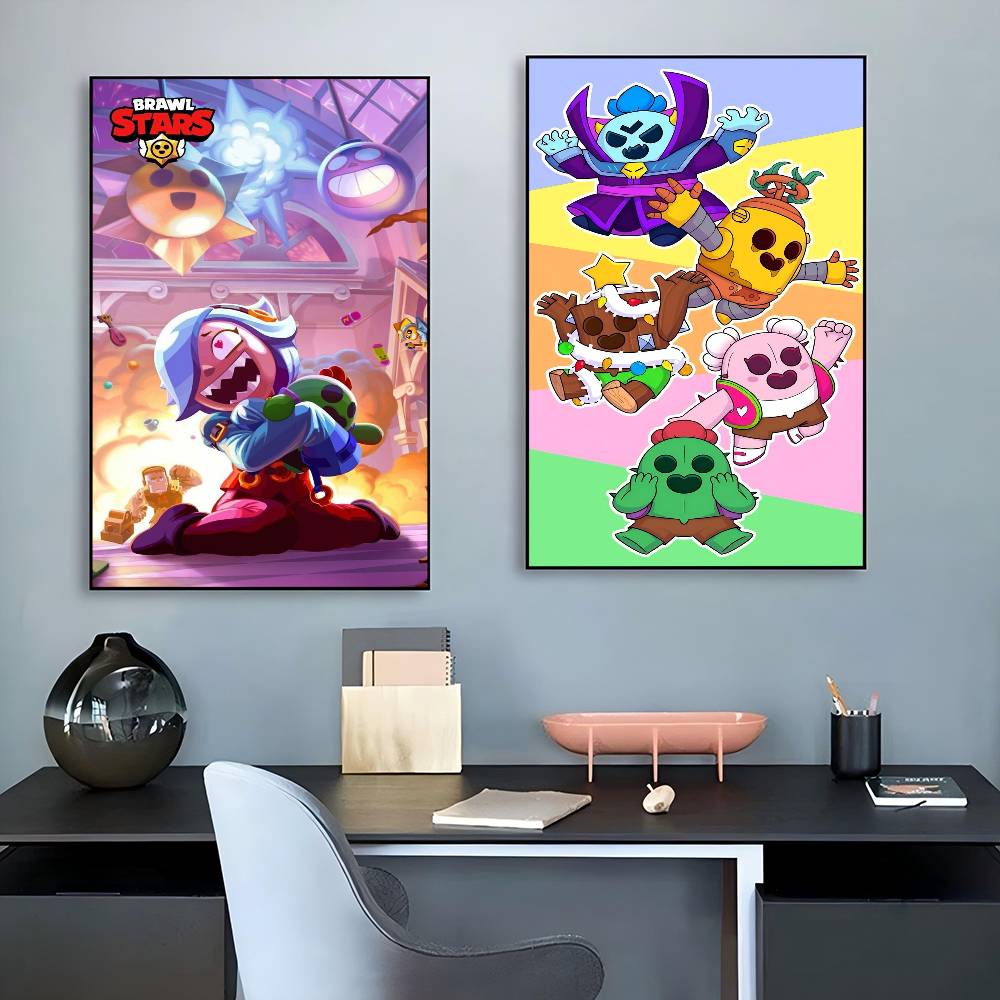 Anime-Spiel Brawl Stars Film K – Retro Poster Gaming Bewertung und Preis