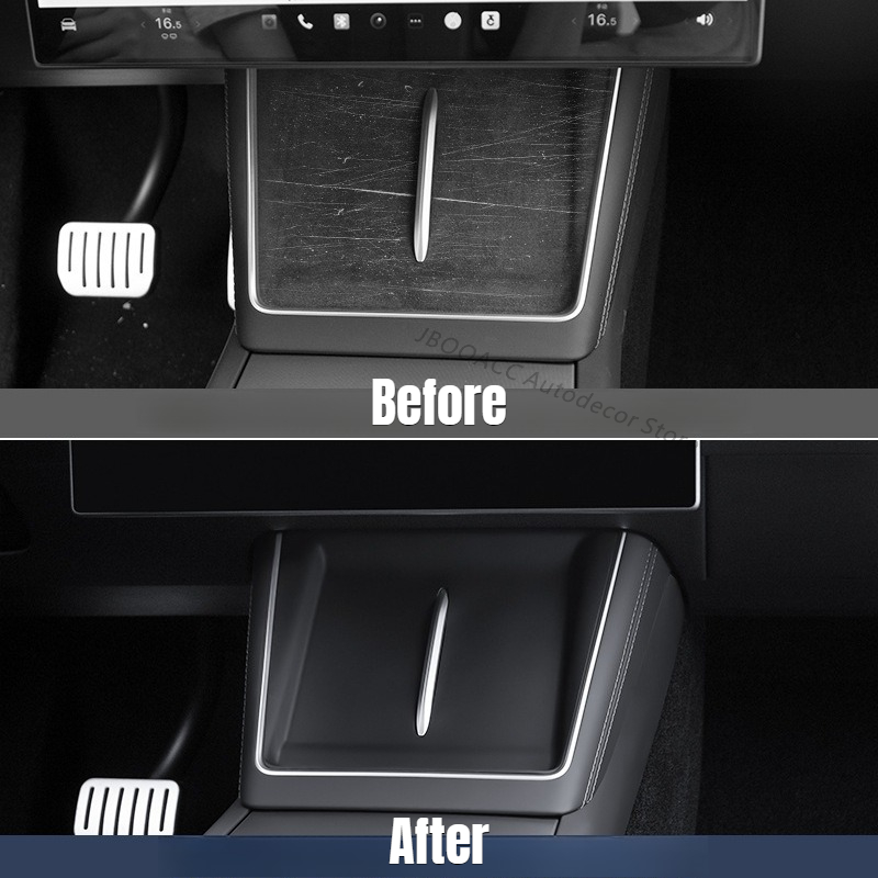 Für Tesla Model YL Kabelloses  – Console Dust Cover Bewertung und Preis