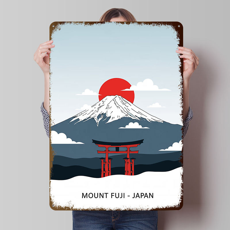 Mount Fuji Japan Reise-Poster, – Retro Gaming Japan Bewertung und Preis