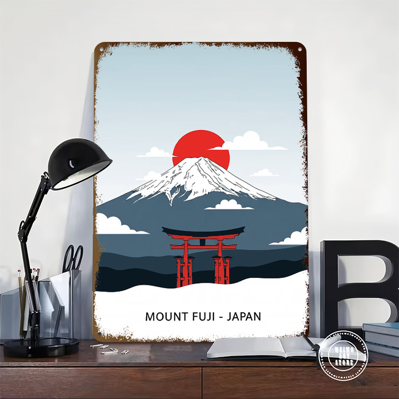 Mount Fuji Japan Reise-Poster, – Retro Gaming Japan Bewertung und Preis