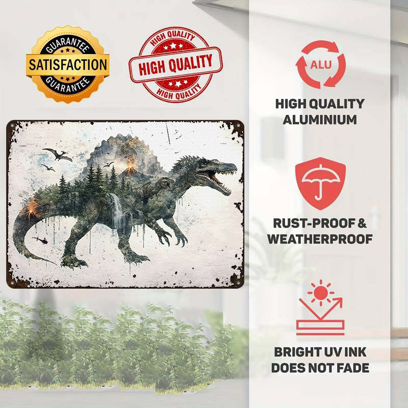 Spinosaurus Metallposter, pers – Retro Poster Gaming Bewertung und Preis