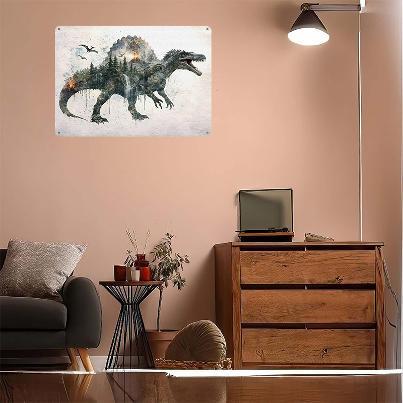 Spinosaurus Metallposter, pers – Retro Poster Gaming Bewertung und Preis