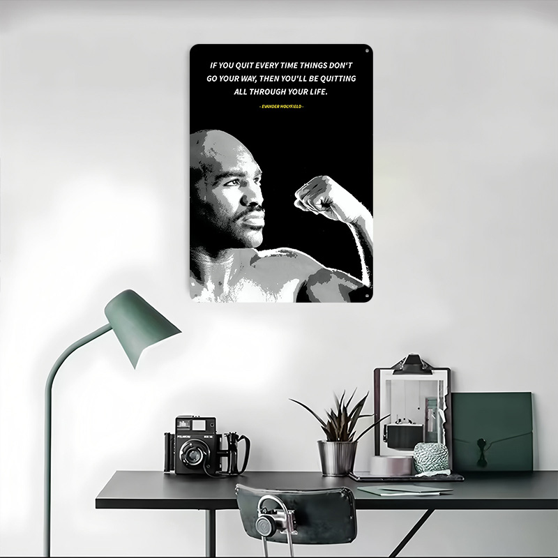 Evander Holyfield Zitate Poste – Retro Gaming Quotes Bewertung und Preis