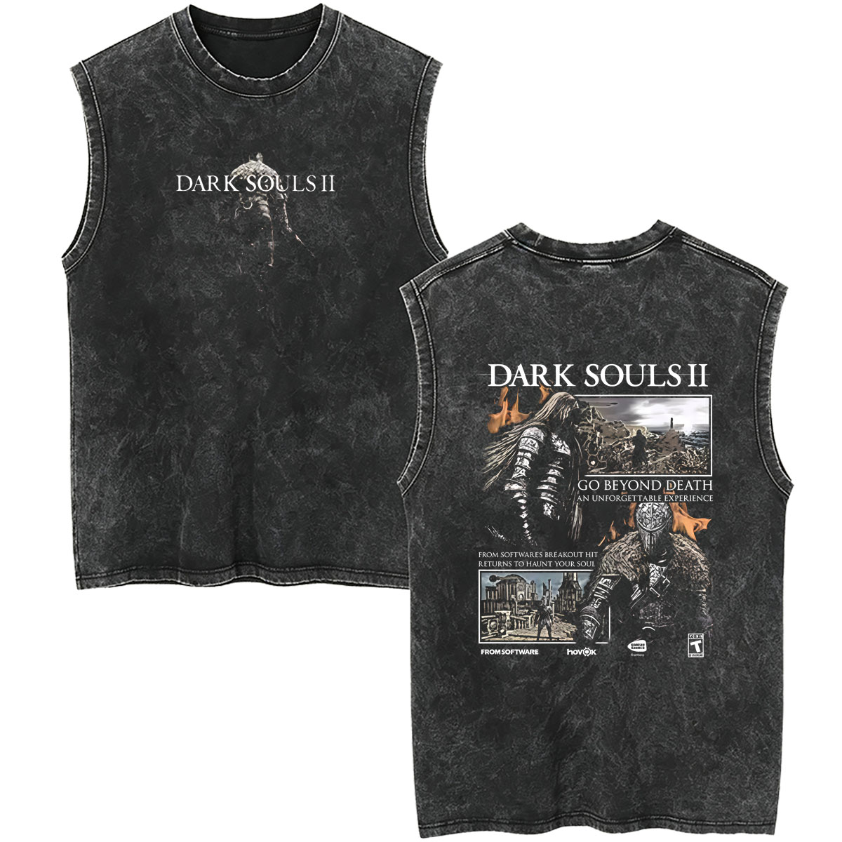 Gewaschene Vintage Dark Souls  – Retro Gaming T Shirts Bewertung und Preis