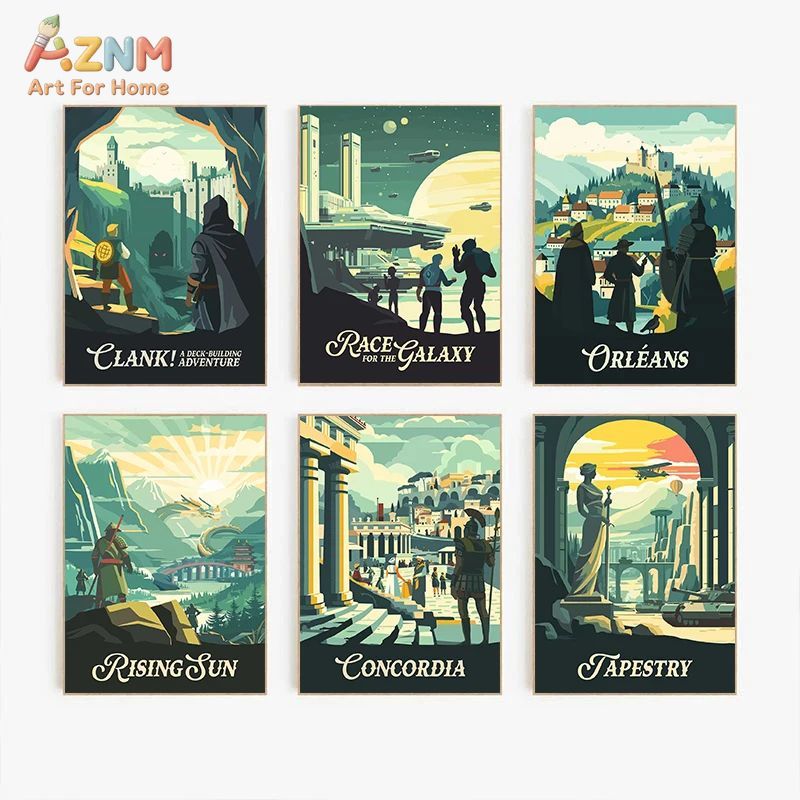 AZNM Retro-Brettspiel-Kunst-Le – Retro Poster Gaming Bewertung und Preis