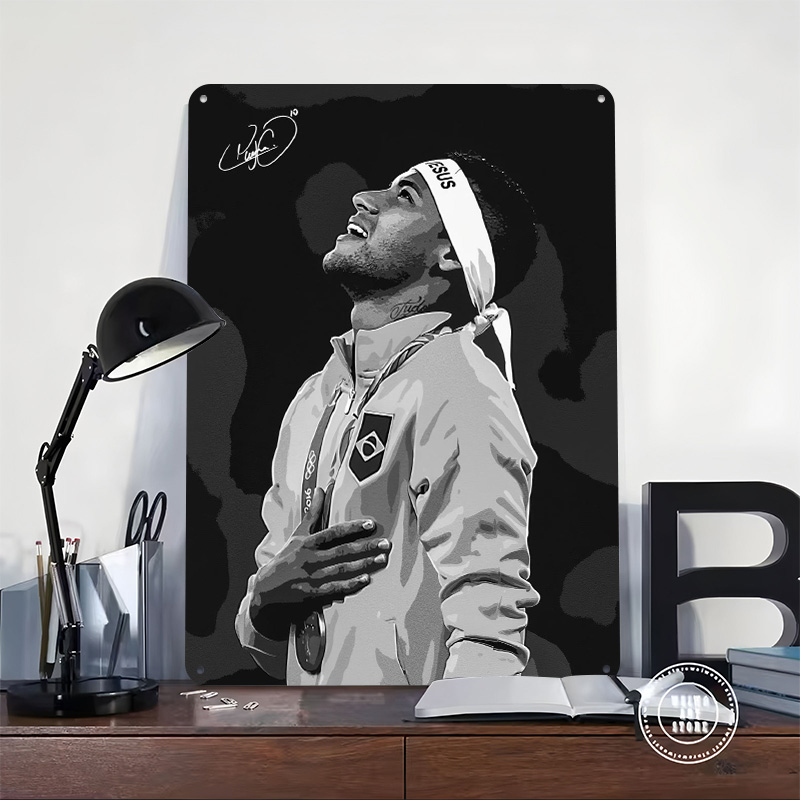 Neymar Jr. Porträt-Poster Indi – Retro Poster Gaming Bewertung und Preis