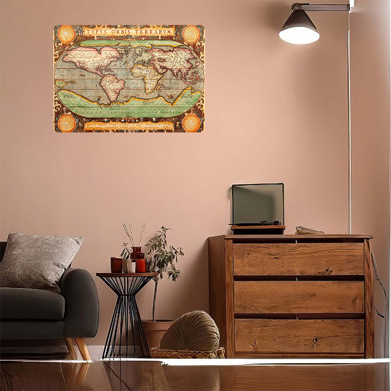 Alte Weltkarte als Druckposter – World Of Retro Gaming Bewertung und Preis