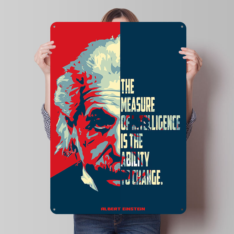 Albert Einstein Zitate Blechpo – Retro Gaming Quotes Bewertung und Preis