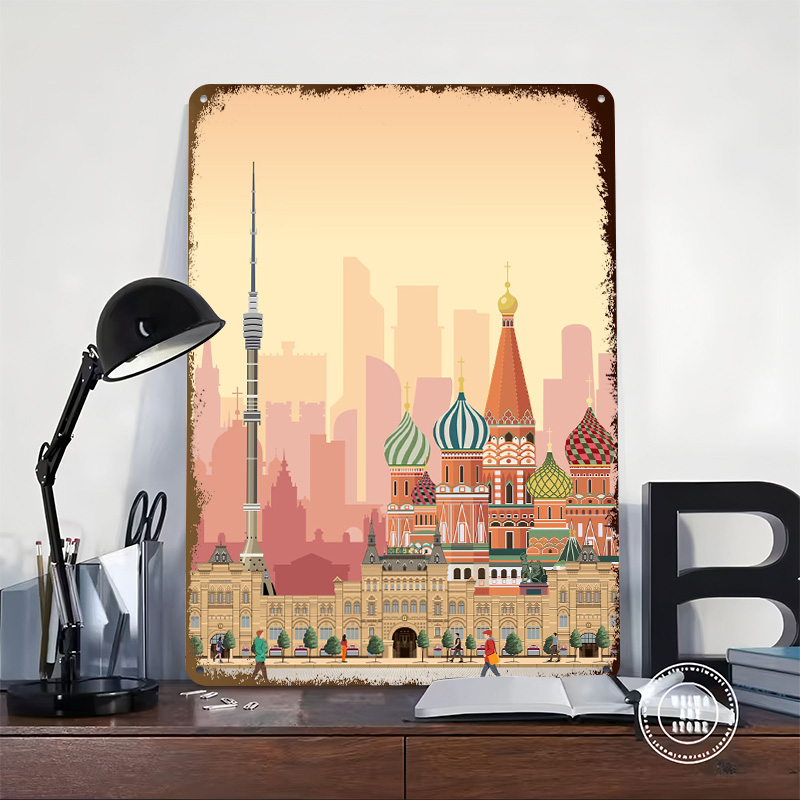 Moskau Reise-Poster Bedrucktes – Retro Poster Gaming Bewertung und Preis
