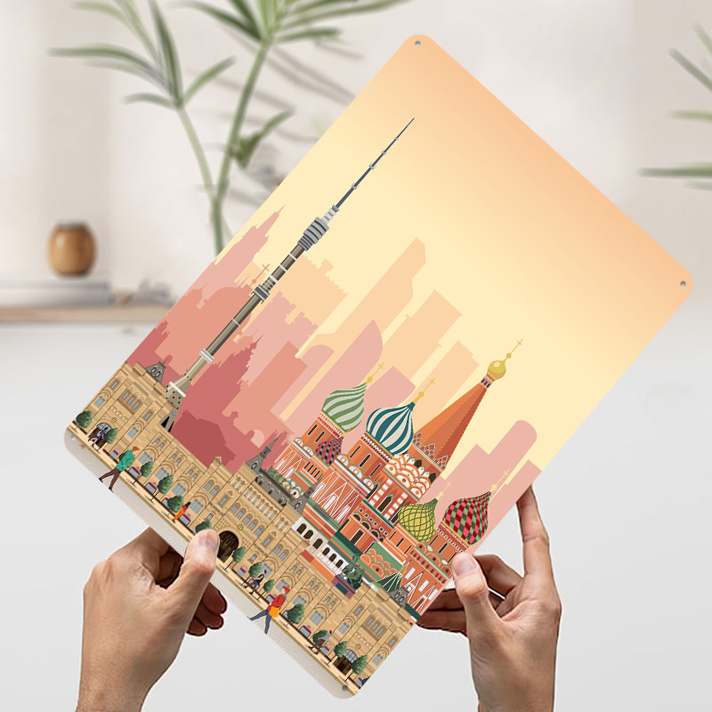 Moskau Reise-Poster Bedrucktes – Retro Poster Gaming Bewertung und Preis