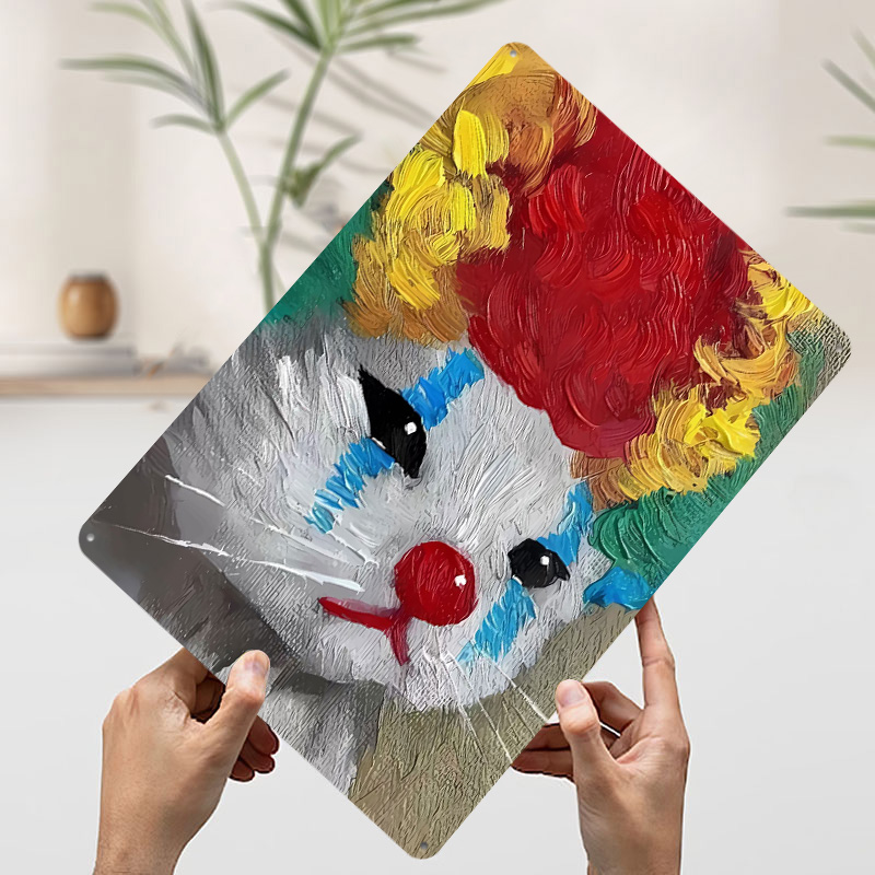 Traurige Clown-Katze, Gemälde  – Retro Poster Gaming Bewertung und Preis
