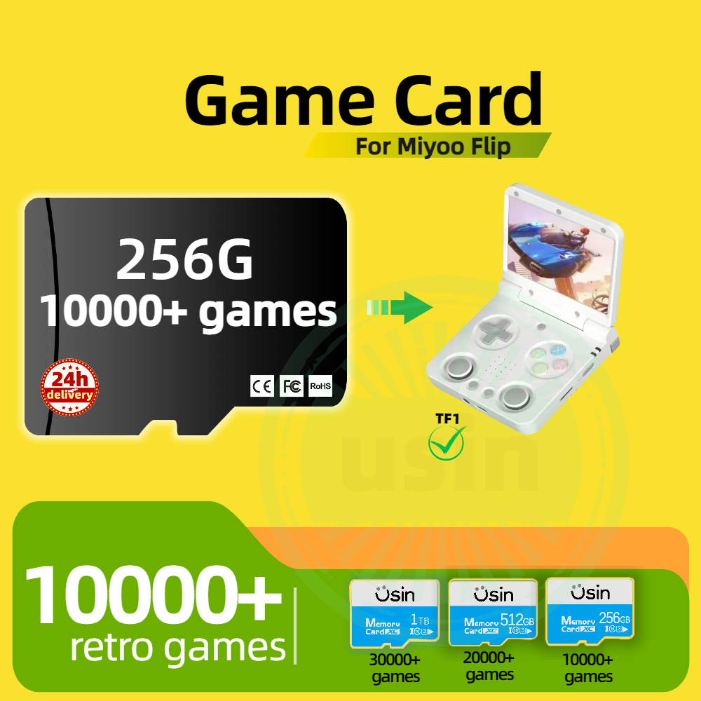 Spielkarte für Mio Flip 30000+ – Retro Gaming System Bewertung und Preis