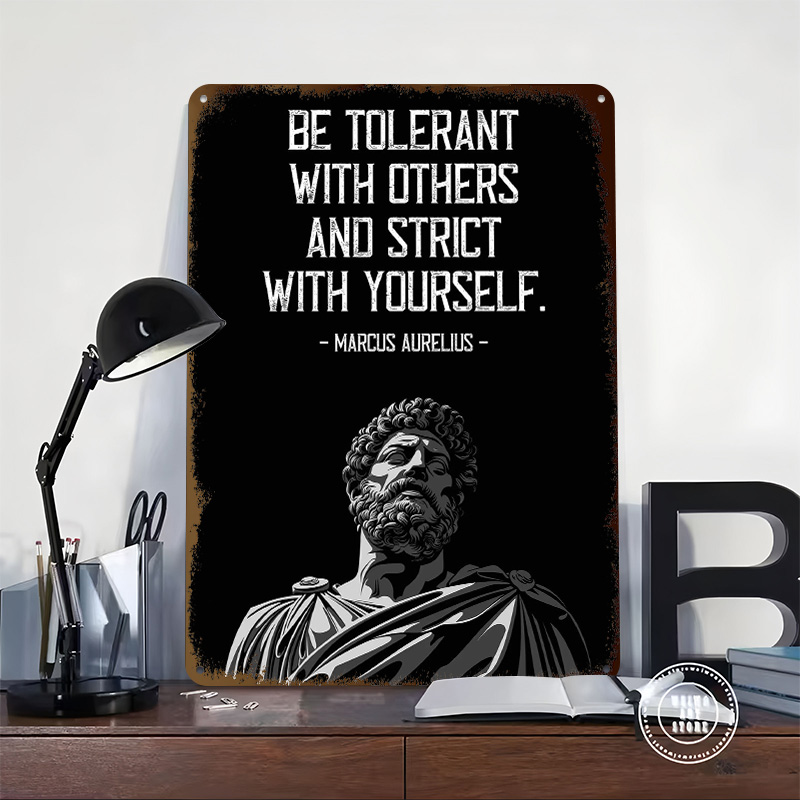 Marcus Aurelius Zitat Metallpo – Retro Gaming Quotes Bewertung und Preis