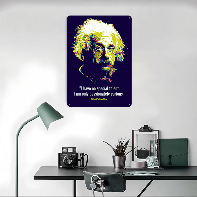 Albert Einstein Zitate Metallp – Retro Gaming Quotes Bewertung und Preis