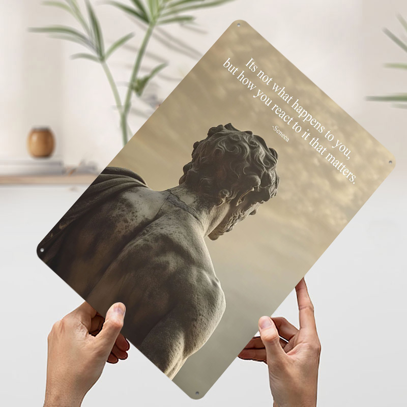 Seneca Stoic Zitat Weißblech P – Retro Gaming Quotes Bewertung und Preis