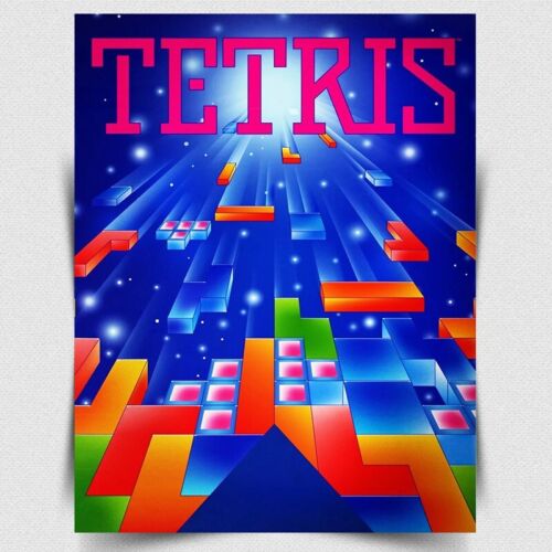 TETRIS METAL SIGN PLAQUE – Ret – Retro Poster Gaming Bewertung und Preis
