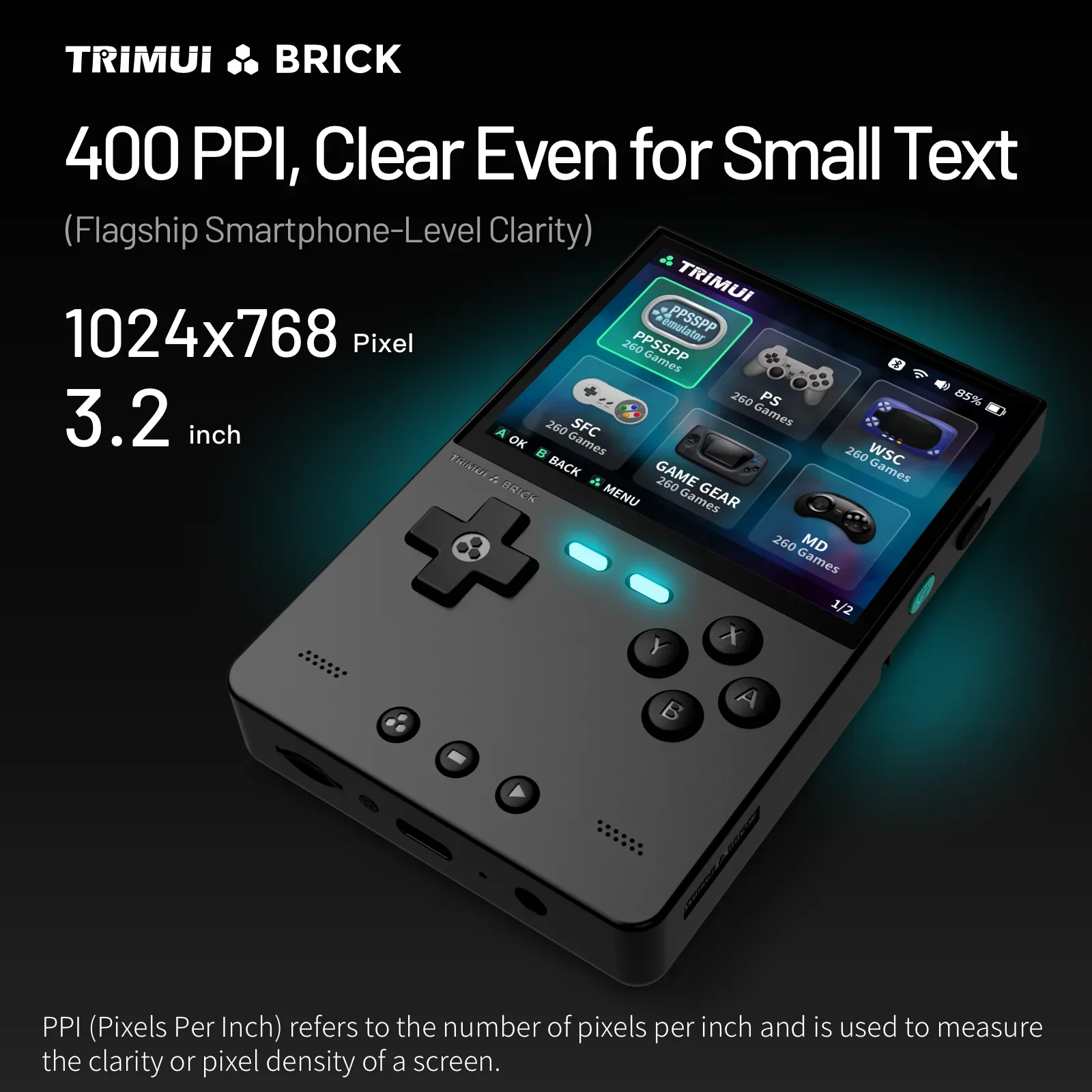 TRIMUI BRICK Handheld-Spieleko – Retro Gaming System Bewertung und Preis