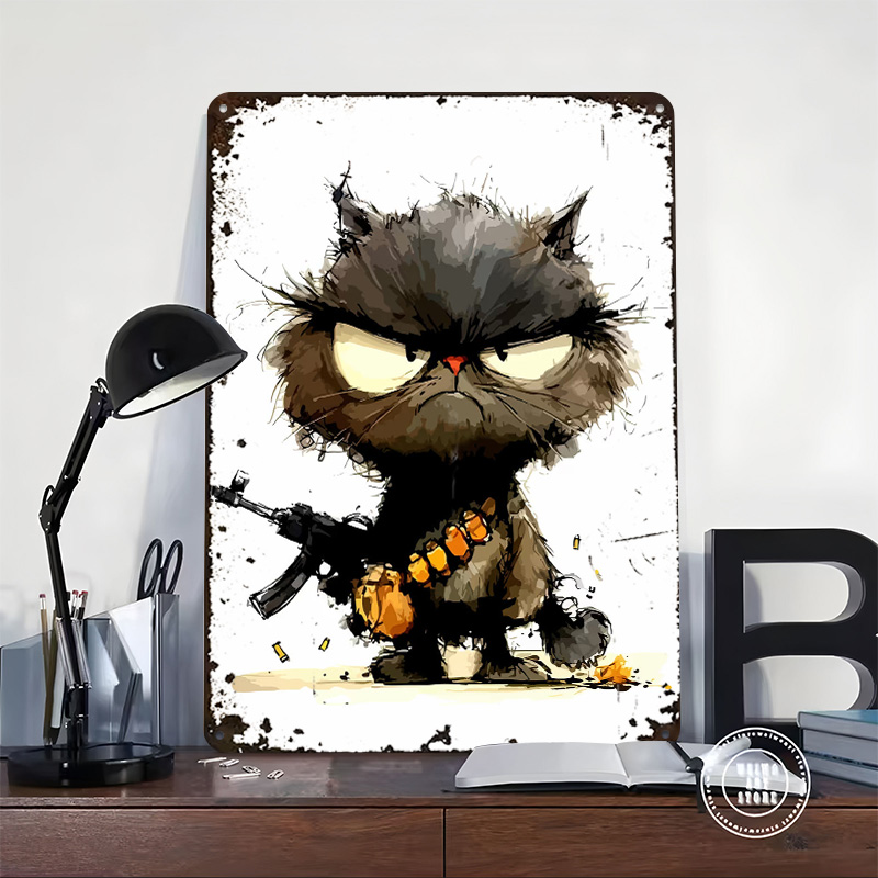 Katze mit Pistole Bedrucktes P – Retro Gaming Gun Bewertung und Preis