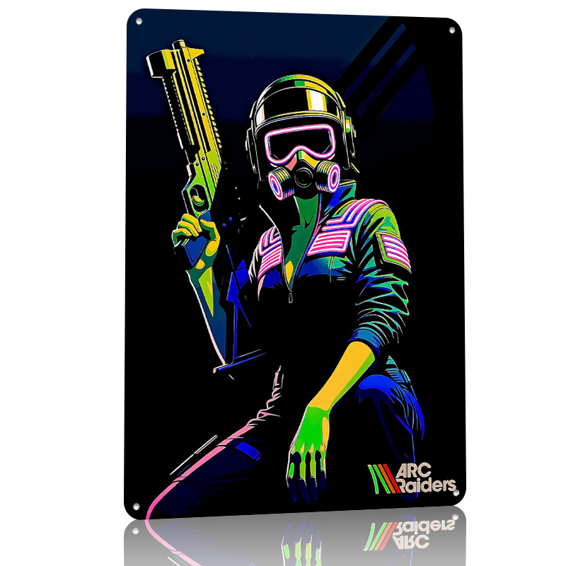 Arc Raiders Game Art Metallpos – Retro Poster Gaming Bewertung und Preis
