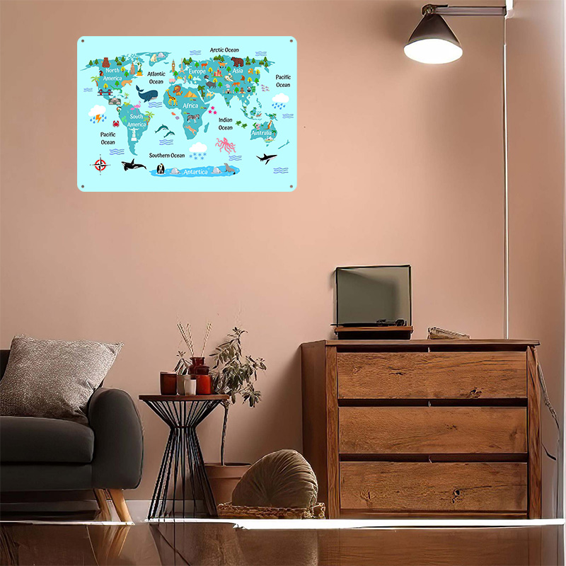 Weltkarte für Kinder als Poste – World Of Retro Gaming Bewertung und Preis